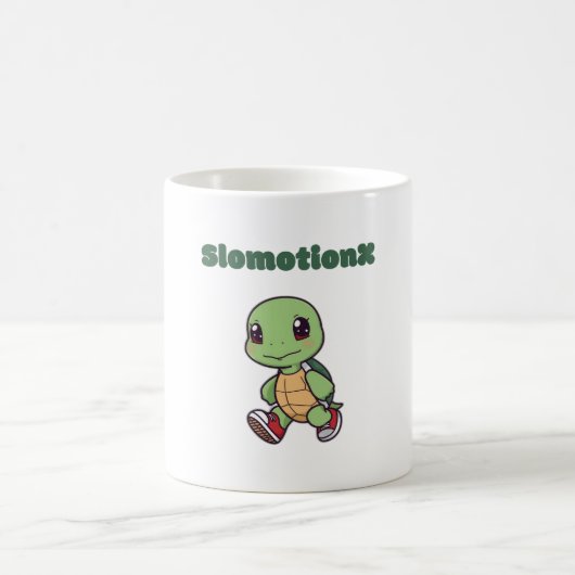 Kawaii Turtle Mok – Schattigee Slomotionx Cartoon  (Center)