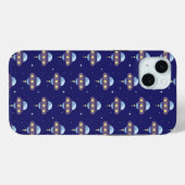Kawaii UFO patroon Case-Mate iPhone Case (Achterkant (horizontaal))