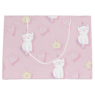 Kawaii Unicorn Cat Cute Caticorn voor kinderen Groot Cadeauzakje