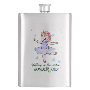 Kawaii Unicorn   Lopen tijdens de winter Flacon