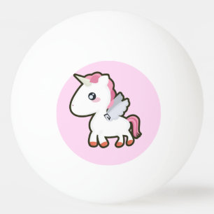 Kawaii Unicorn Pingpongballen