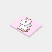 Kawaii Unicorn Post-it® Notes (Schuin)