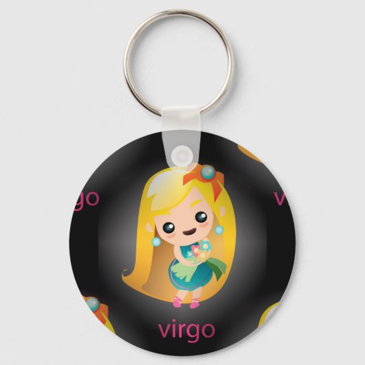 kawaii virgo sleutelhanger (Voorkant)