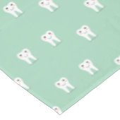 Kawaii vrolijke tand tafelkleed (Gekanteld)