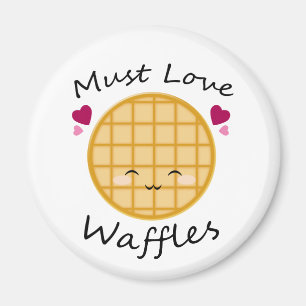 Kawaii Waffle Magneet