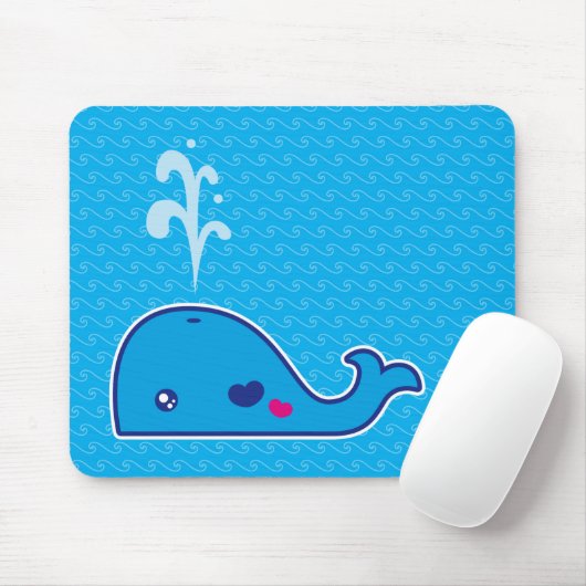 Kawaii walvis muismat (Met muis)