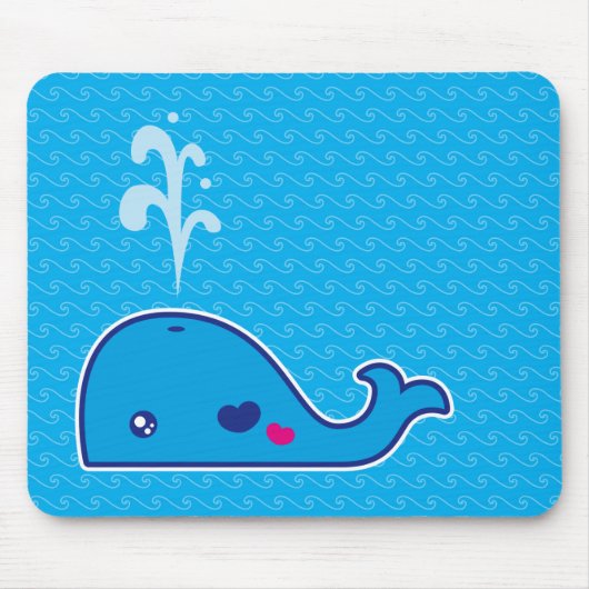 Kawaii walvis muismat (Voorkant)