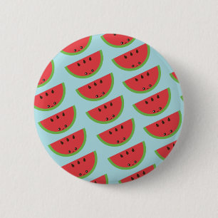 Kawaii Watermelon Ronde Button 5,7 Cm