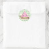 Kawaii Watermelon Slice in mignon Sticker Brown Ra (Sac)