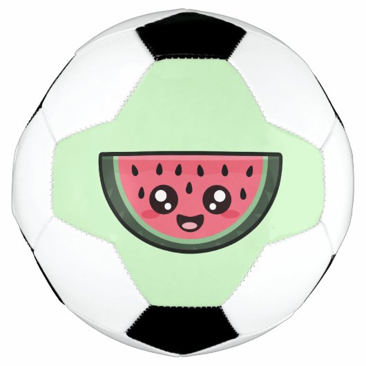Kawaii Watermelon Voetbal (Voorkant)
