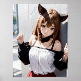 Kawaii Whispers Poster