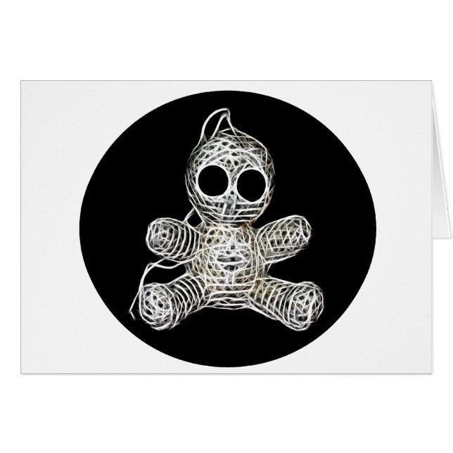 Kawaii White Voodoo Doll Funny Magic Speelgoed (Voorkant Horizontaal)