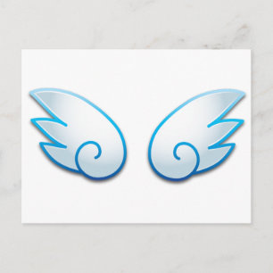 Kawaii wings briefkaart