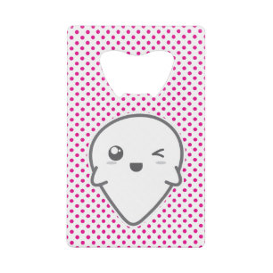 Kawaii Winking Ghost Bottle Opener Kredietkaart Flessenopener