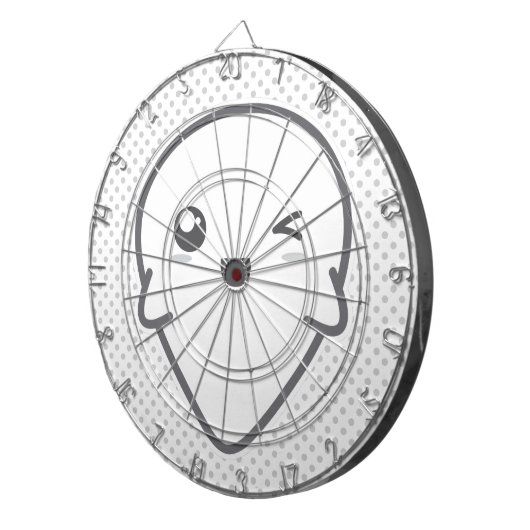 Kawaii Winking Ghost Cible de flechettes (Devant droit)