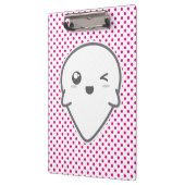 Kawaii Winking Ghost Clip Board Klembord (Links)