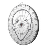 Kawaii Winking Ghost Dart Board Dartbord (Voorkant Rechts)