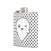 Kawaii Winking Ghost Flask Heupfles (Links)