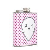 Kawaii Winking Ghost Flask Heupfles (Rechts)