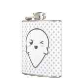 Kawaii Winking Ghost Flask Heupfles (Links)