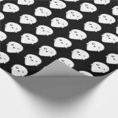 Kawaii Winking Ghost Gift Wrap Cadeaupapier (Hoek)