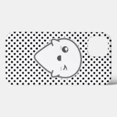 Kawaii Winking Ghost iPad Case (Achterkant (horizontaal))