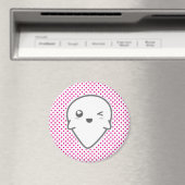 Kawaii Winking Ghost Magnet Magneet (Insitu (Vaatwasser))