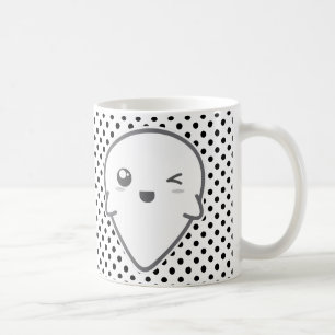 Kawaii Winking Ghost Mok