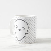 Kawaii Winking Ghost Mug (Devant gauche)
