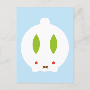 Kawaii Winter Snow Bunny Briefkaart