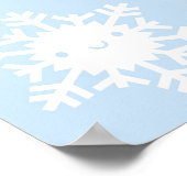 Kawaii Winter Snowflake Poster (Hoek)