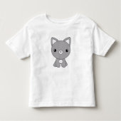 Kawaii wolf pup t-shirt (Voorkant)