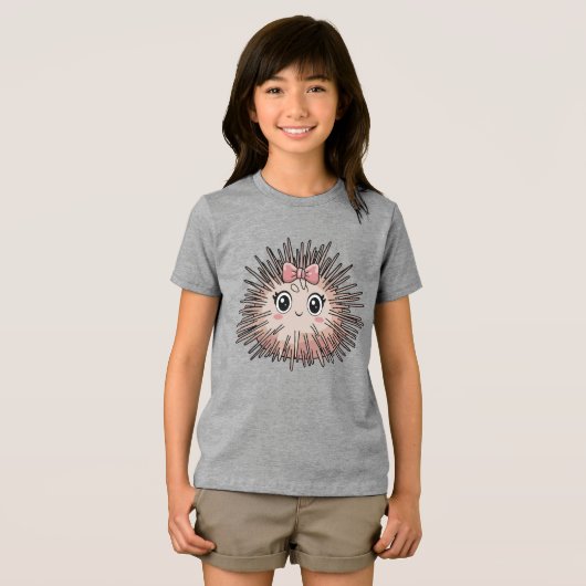 Kawaii Zee Urchin Tri-Blend Shirt (Voorkant volledig)