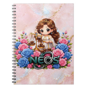 Kawaii Zodiac Neos Weegschaal Notitieboek
