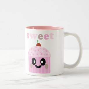 KAWAII ZOETE CUPCAKE ROZE MOK