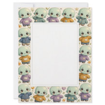 Kawaii Zombie Creaturen Briefpapier