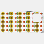 Kawaii Zonnebloem Plant in een pot Case-Mate iPhone Case (Achterkant (horizontaal))