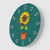 Kawaii Zonnebloem Plant in een pot Grote Klok (Hoek)