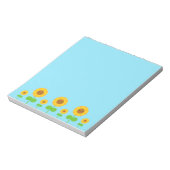 Kawaii Zonnebloemen Notitieblok (Gedraaid)