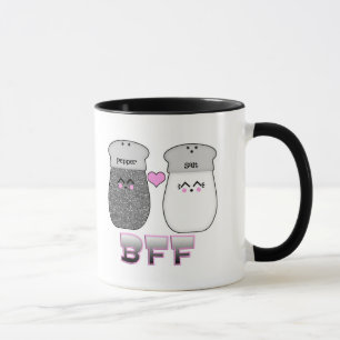 Kawaii Zout en Peper BFF Mok