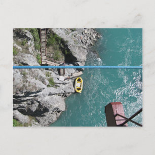 Kawarau Bridge Bungy POV, Queenstown, Nieuw-Zeelan Briefkaart