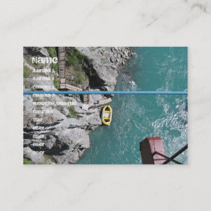 Kawarau Bridge Bungy POV, Queenstown, Nieuw-Zeelan Visitekaartje