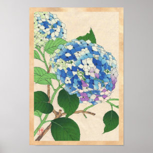 Kawarazaki Shodo Floral Kalender of Japan flower Poster