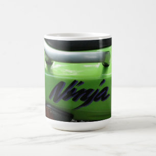 Kawasaki Green Ninja ZX-6R Motocycle, Street Bike Koffiemok