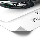 Kawasaki H2SX SE Ninja Motorcycle - A3 Poster (Hoek)