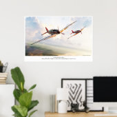 Kawasaki Ki-61 Poster (Thuiskantoor)