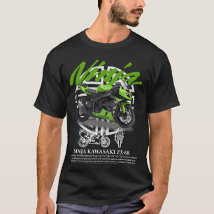 Kawasaki Ninja T-Shirt – Slanke Sportbike Stijl vo