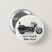 Kawasaki-Vulcan-900-Classic-LT Ronde Button 5,7 Cm (Voorkant /achterkant)