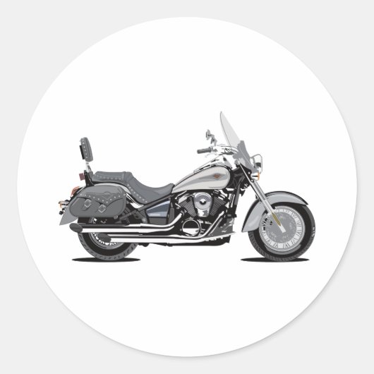 Kawasaki Vulcan Ronde Sticker (Voorkant)
