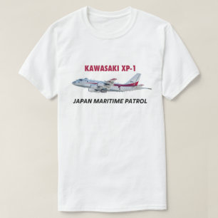 KAWASAKI XP-1 VLIEGTUIG JAPANESE NAVY T-SHIRT